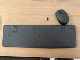 Teclado y Ratón Inalámbricos Logitech Gris
