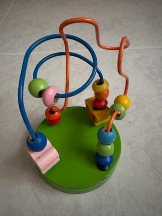 Juego estimulación sensorial madera