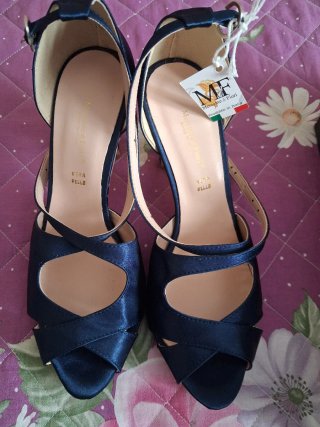 Scarpe decollete MERCE DI FIORI tg 38 BLU