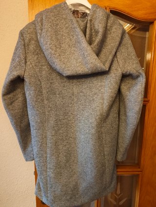 Abrigo Only entretiempo gris