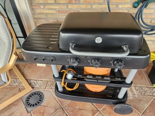 Barbacoa de gas butano