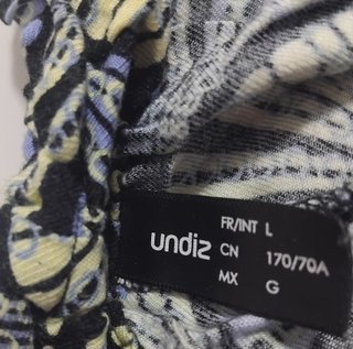 Shorts Undiz Azul y Amarillo