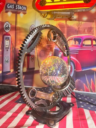 Lampada Design Ingranaggi  steampunk