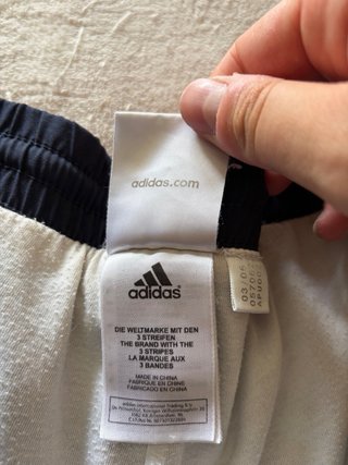 Pantalón Adidas Negro/Azul