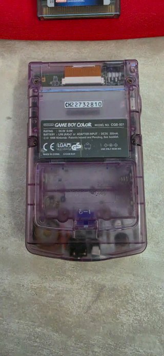 Consola Game Boy Color Morada + 3 Juegos