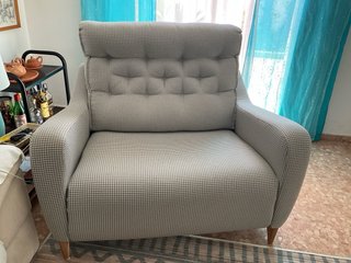 Divano relax articolato elettrico grigio