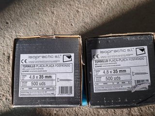 Lote 4 Cajas Tornillos Pladur (2000uds)