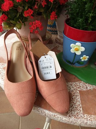 Zapatos Sfera tacón bajo ancho Talla 40