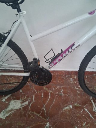 Bicicleta Decathlon Blanca