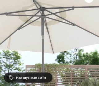Sombrilla Ikea JOGGESÖ / IGGÖN Beige/Gris