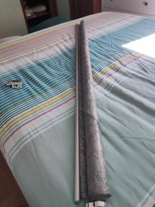 Estor gris transparente