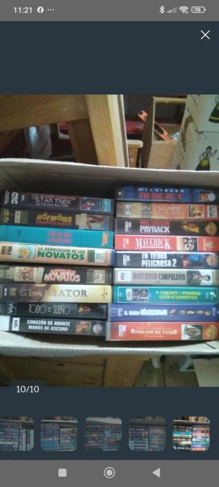 Lote Películas VHS Variadas
