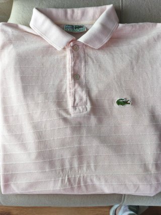 Polo Lacoste Rosa Talla L