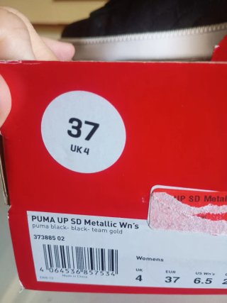 Zapatillas Puma Mujer Negras y Doradas