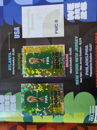 Cromo FIFA World Cup 2026 Panini CAMBIO