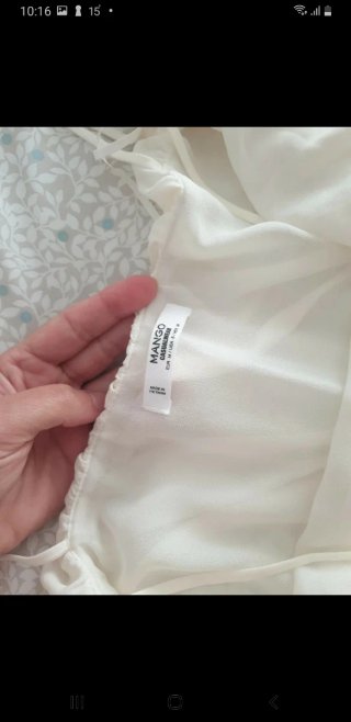 Vestido Mango beige nuevo