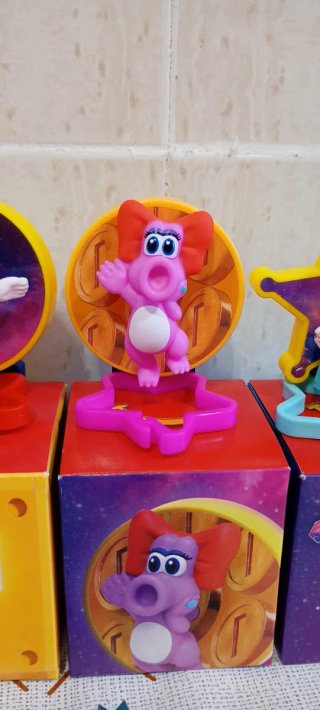 Lote figuras Mario Bros Galaxy McDonald's.