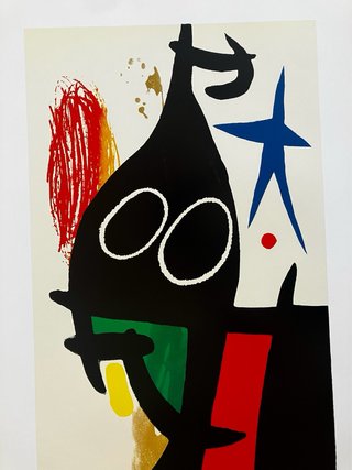 Lámina Miró 50x100cm Papel Grueso Licencia