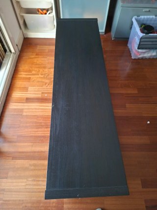 Estantería Kallax Ikea Marron oscuro con Patas