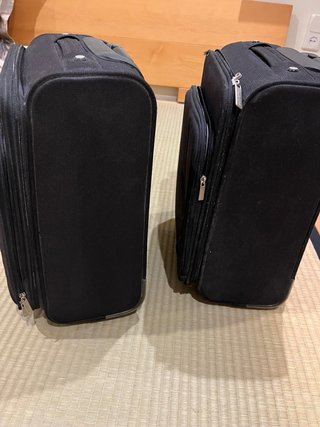 Pack 2 Maletas Benetton Negras Pequeñas