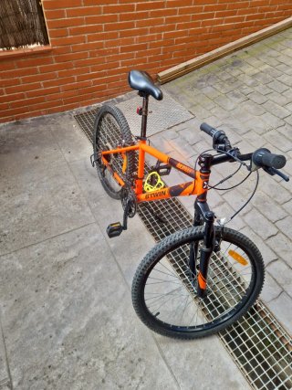 Bicicleta Montaña Infantil Btwin Naranja