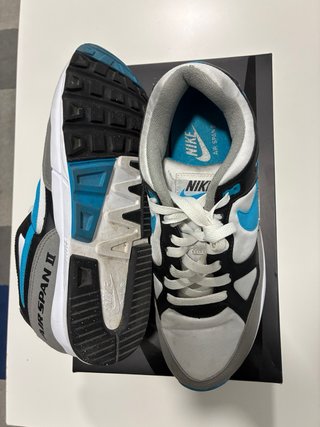 Zapatillas Nike Air Span 2 Gris/Azul/Blanco