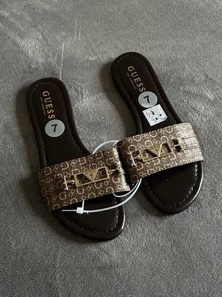Sandalias slide Guess marron Talla 37.5