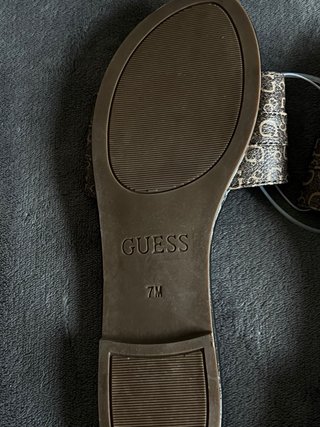 Sandalias slide Guess marron Talla 37.5