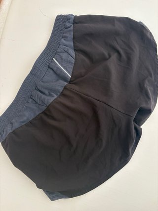 Pantalón corto running Kalenji negro/gris