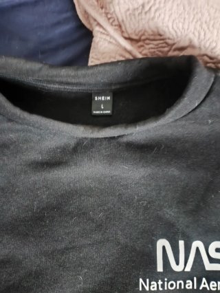 Sudadera NASA National Aeronautics Negra