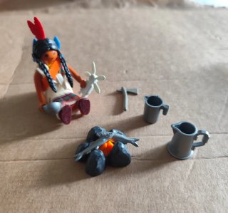 Playmobil India con niño y accesorios