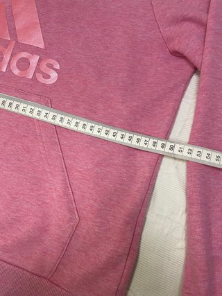 Sudadera Adidas rosa con capucha