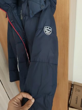 Giubbotto Schott Blu Taglia S