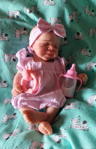 Reborn silicona blandita 33cm