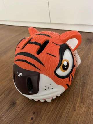 Casco bici niño tigre