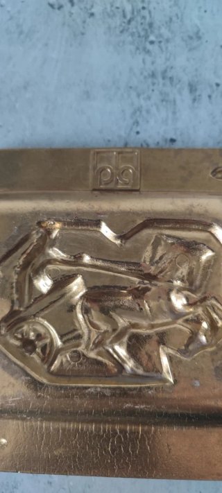 Cenicero Bronce Carro Romano