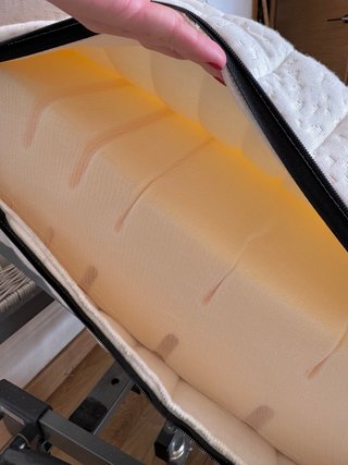 Cama articulada 105cm hospitalaria con colchón