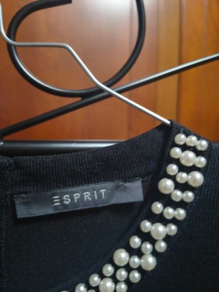 Vestito Esprit nero con perle