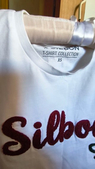 Camiseta Blanca Silbon Talla XS