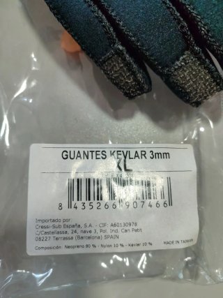 Guantes Cressi Neopreno/Kevlar XL