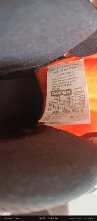 Patines en línea Oxelo Decathlon Talla 42