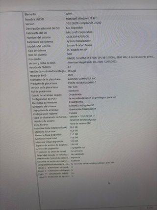 PC Gamer i7 8700k