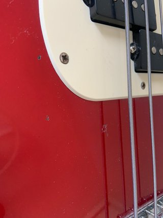 Squier P-Bass by Fender Rojo + Funda