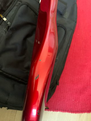 Squier P-Bass by Fender Rojo + Funda
