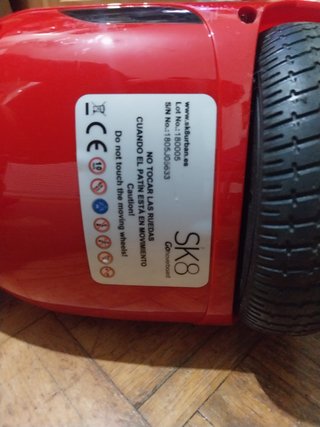 Hoverboard Eléctrico Rojo
