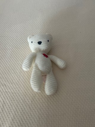 Peluche Doudou perro rosa bebé