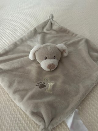 Peluche Doudou perro rosa bebé