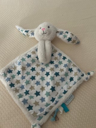 Peluche Doudou perro rosa bebé
