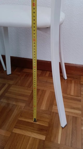 Juego de 2 Sillas Blancas
