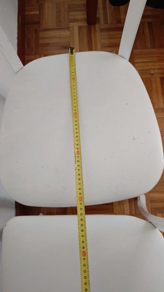 Juego de 2 Sillas Blancas